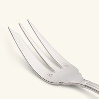 christofle aria serving fork silver plated