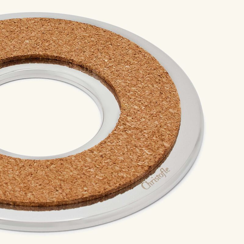 oh de christofle coaster clear set of 2