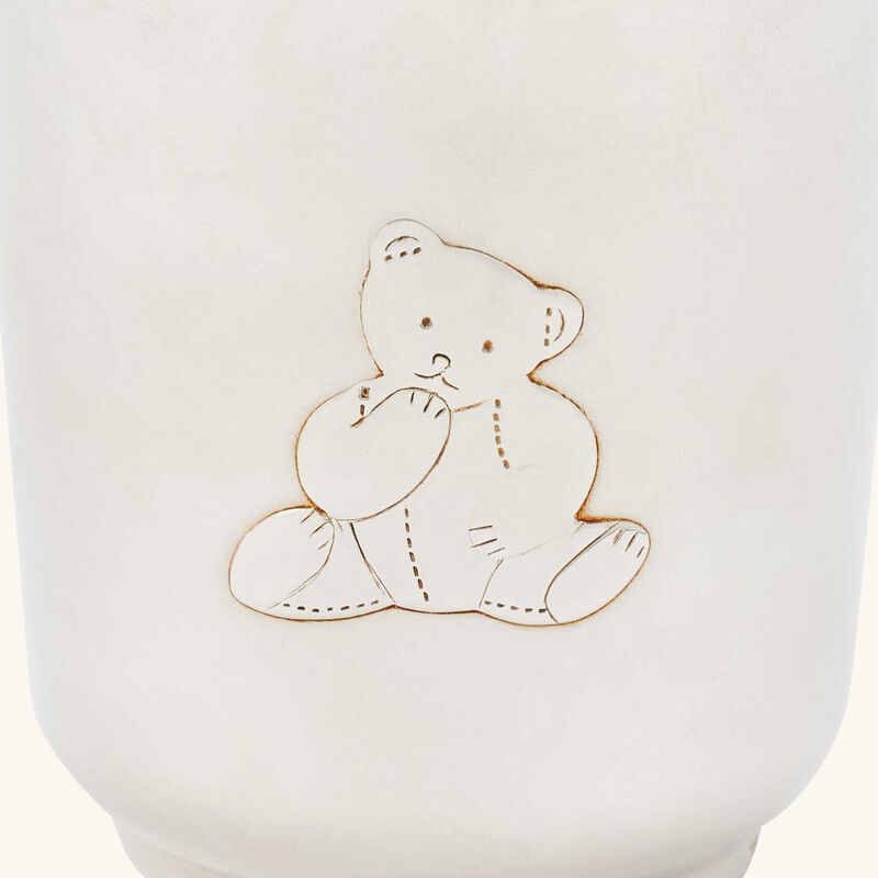 christofle charly bear baby cup silver plated