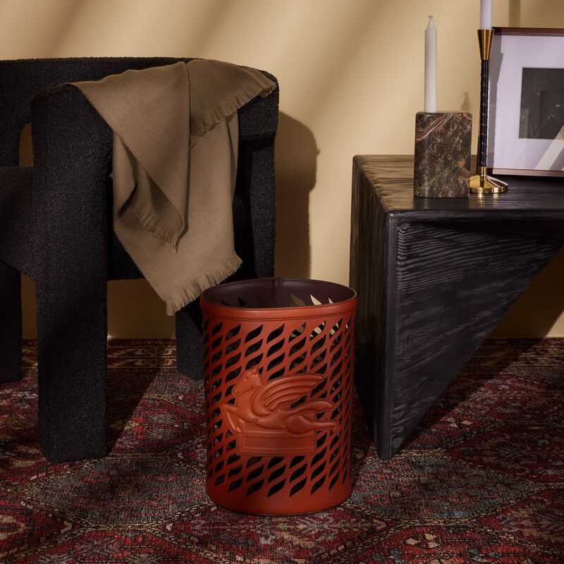 إيترو سلّة المهملات الورقية دريل بنية