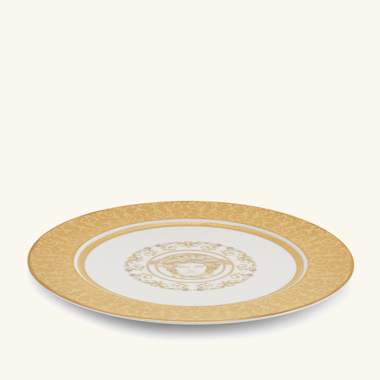 Medusa Gala Charger Plate White 33cm versace medusa gala charger plate white 33cm