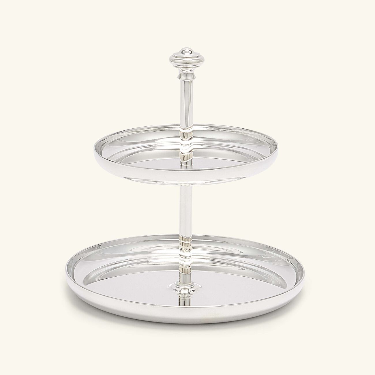 كريستوفل قاعدة الكيك آلبي من طبقتين مطلية بالفضة