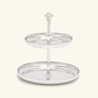 كريستوفل قاعدة الكيك آلبي من طبقتين مطلية بالفضة