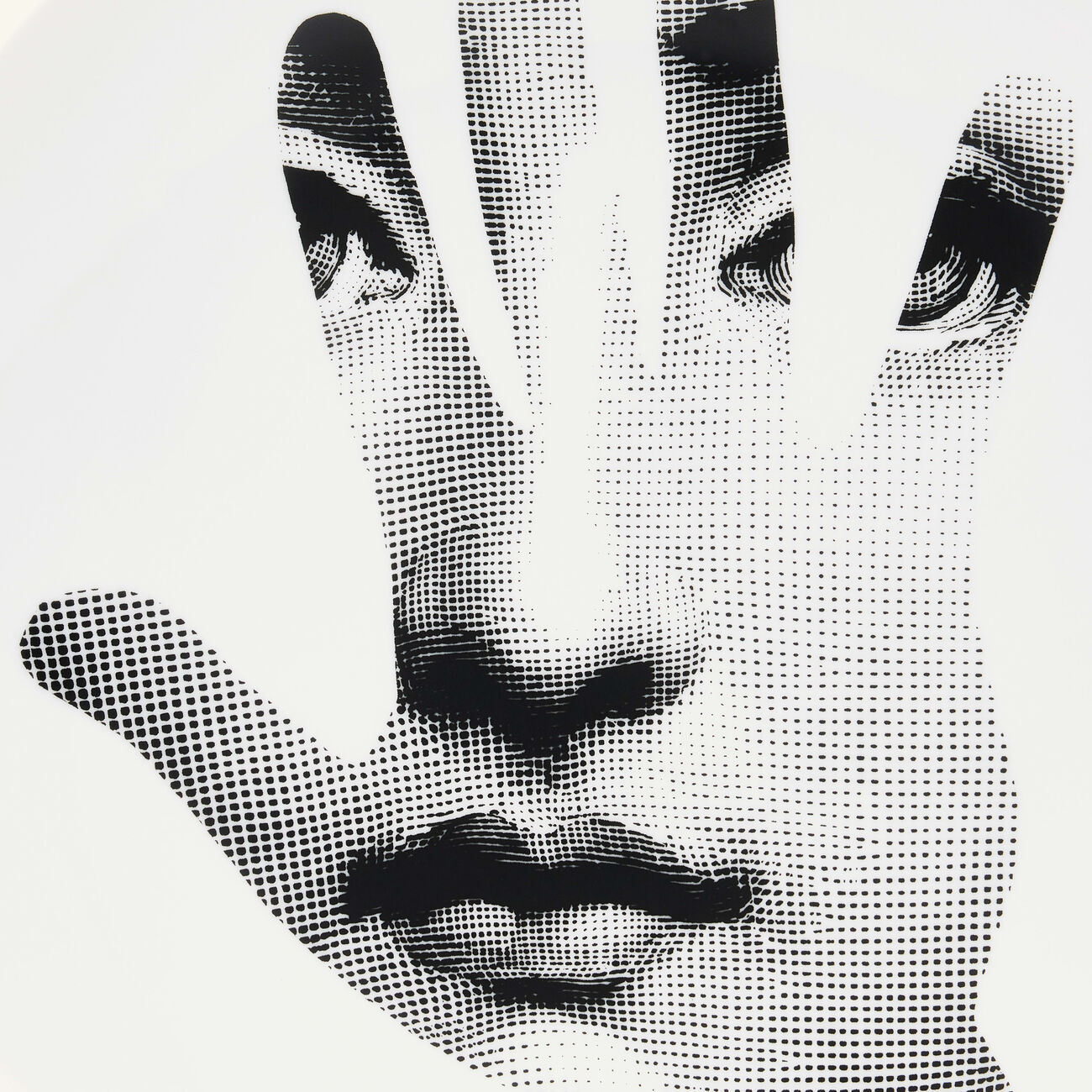 فورناسيتي طبق تزيين الجدار تيما إي فاريازيوني 15 باللون الأبيض