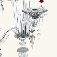 baccarat mille nuits candlelabra clear 5 candles