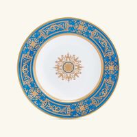 bernardaud aux rois dinner plate round gold 26cm