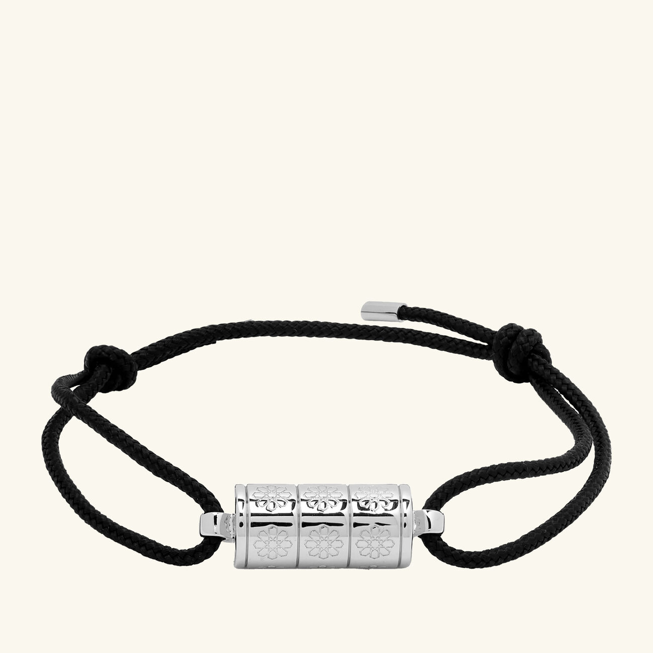 st dupont mozaic grave bracelet silver