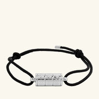 st dupont mozaic grave bracelet silver