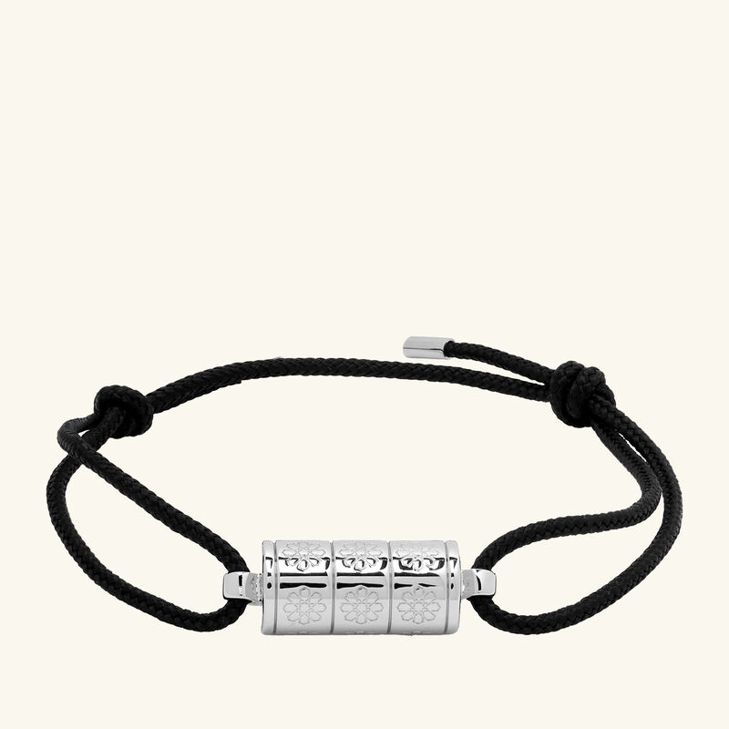 st dupont mozaic grave bracelet silver