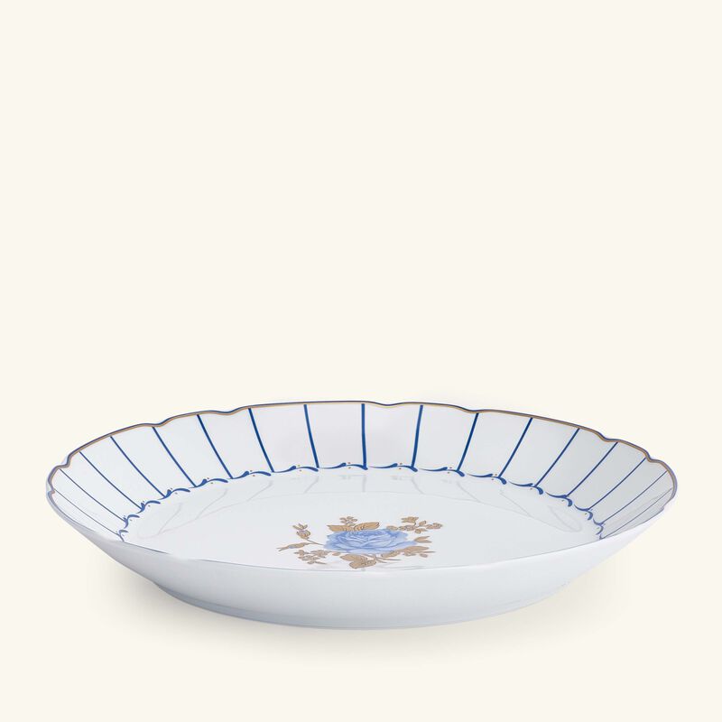 bernardaud brocante serving bowl blue 29cm