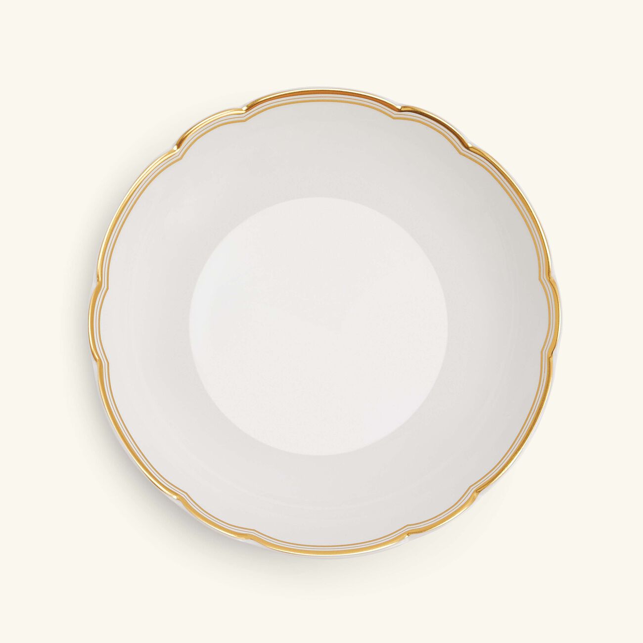 Pompadour Soup Plate Round Gold 19cm bernardaud pompadour soup plate round gold 19cm