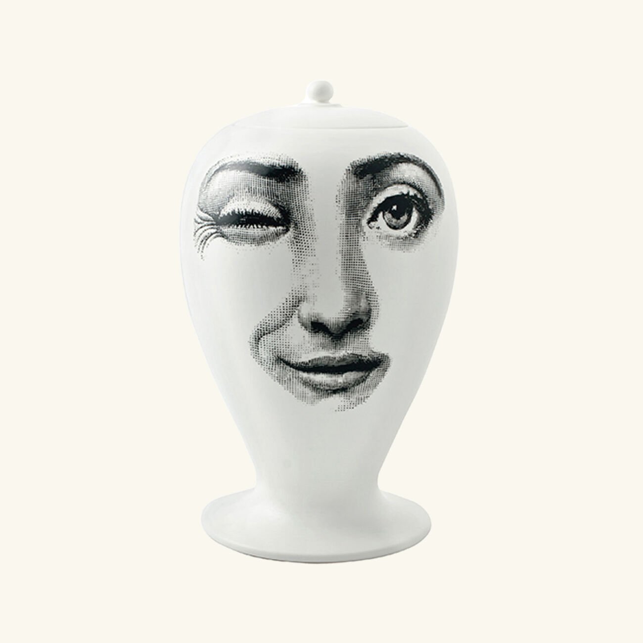 Antipatico Vase Medium White fornasetti antipatico vase medium white