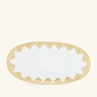 bernardaud venise serving platter oval gold 21cm
