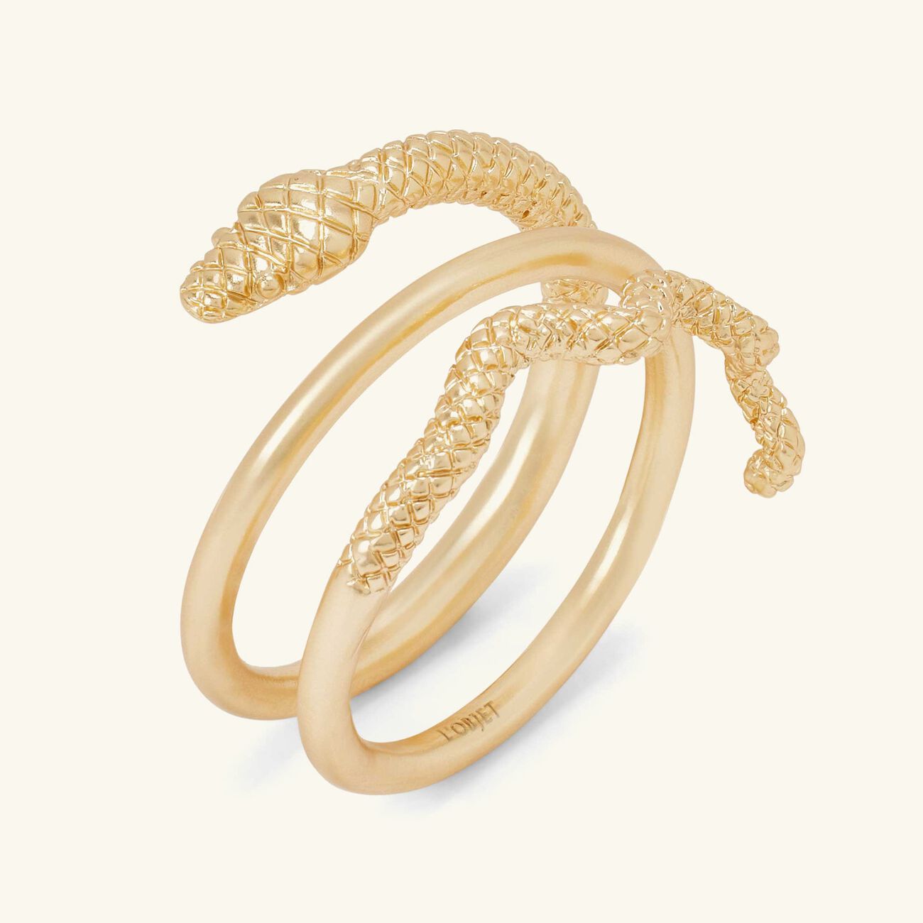 l objet serpent napkin rings gold set of 4