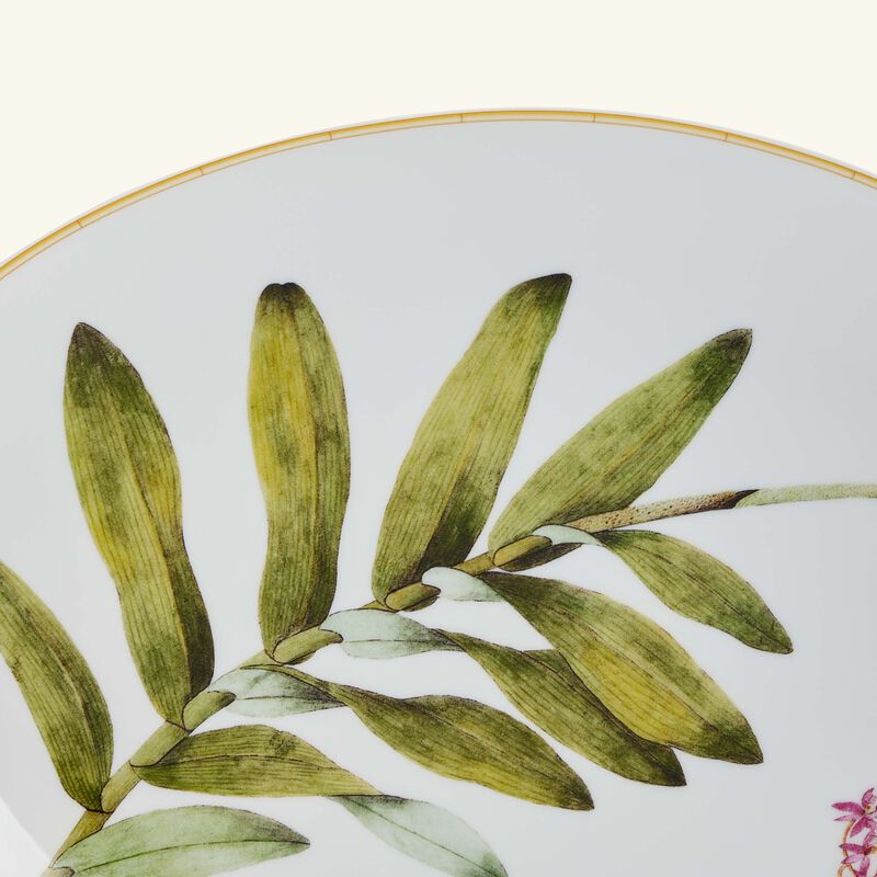 bernardaud jardin indien serving platter oval white 38cm