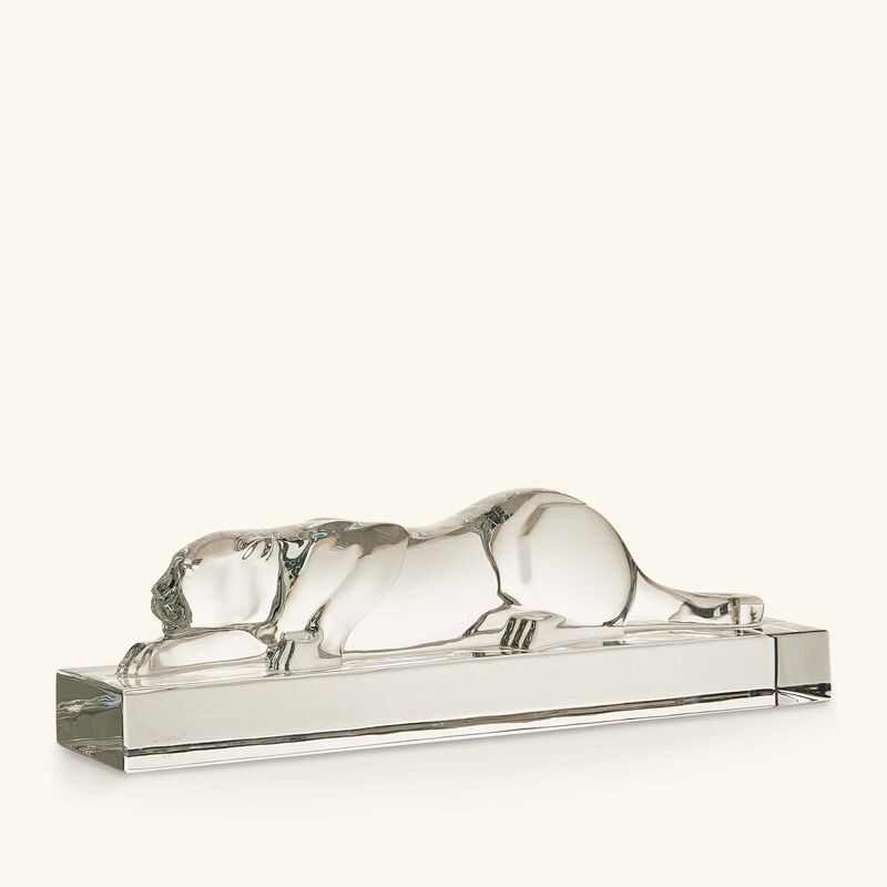 Héritage Panther Sculpture Medium Black baccarat h ritage panther sculpture medium black