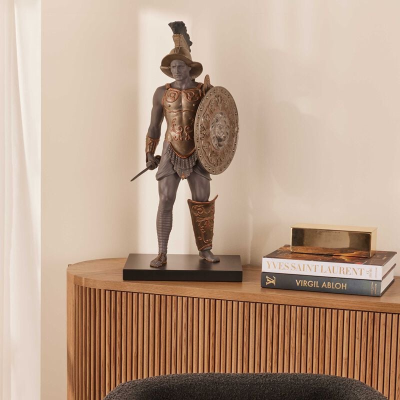 Gladiator Sculpture Extra Large Black lladro gladiator sculpture extra large black