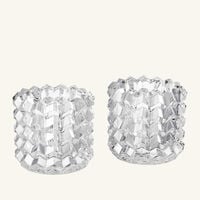Focus Zigzag Votive Clear Set Of 2 baccarat focus zigzag votive clear set of 2