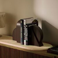 Cubist Right Bookend Brown assouline cubist right bookend brown