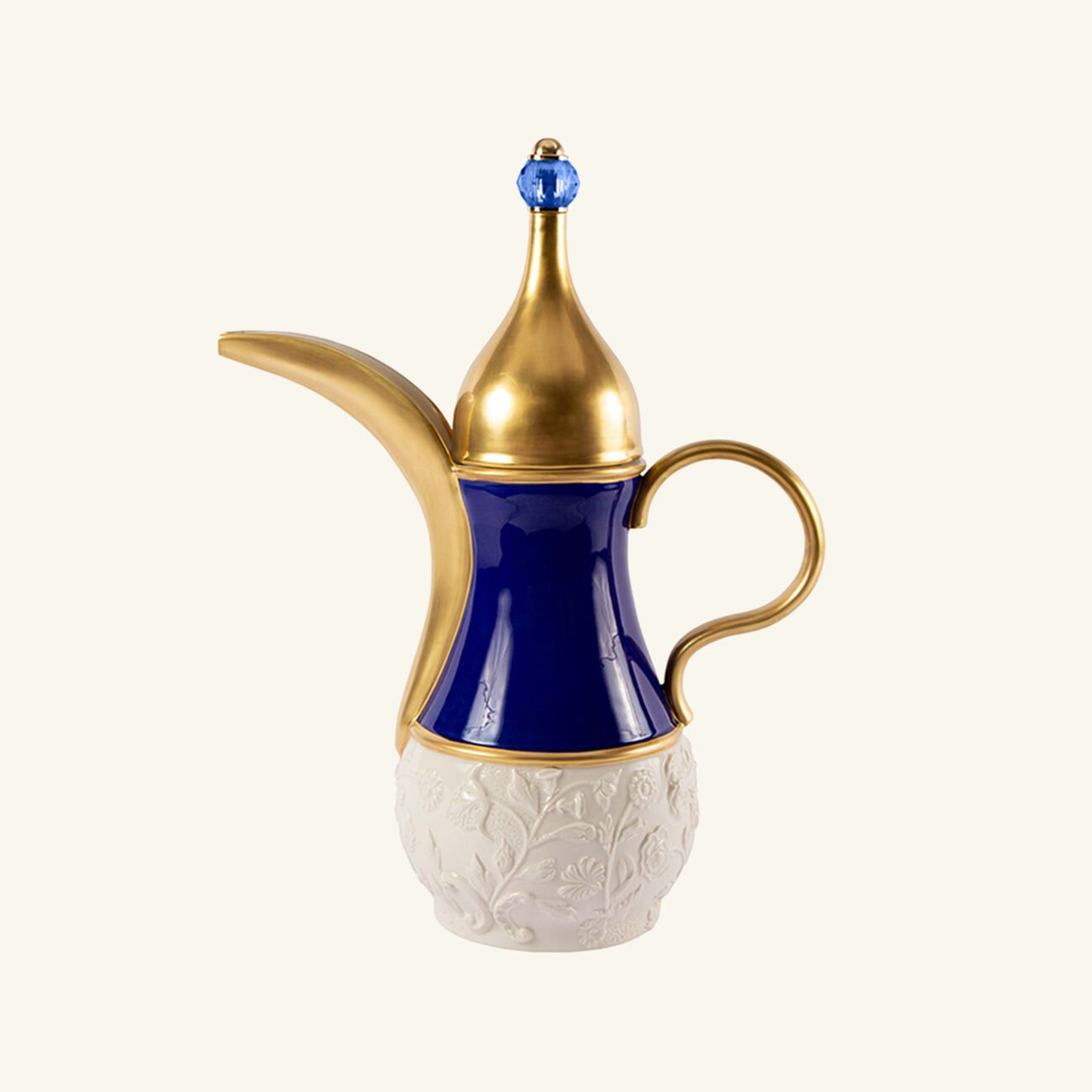 فيلاري دلة القهوة رمز زرقاء