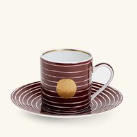 bernardaud aboro coffee cup   saucer set of 4