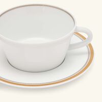 Gage Tea Tea Cup & Saucer White bernardaud gage tea tea cup saucer white
