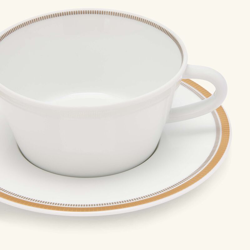 Gage Tea Tea Cup & Saucer White bernardaud gage tea tea cup saucer white