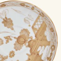 ginori 1735 oriente italiano tea saucer gold
