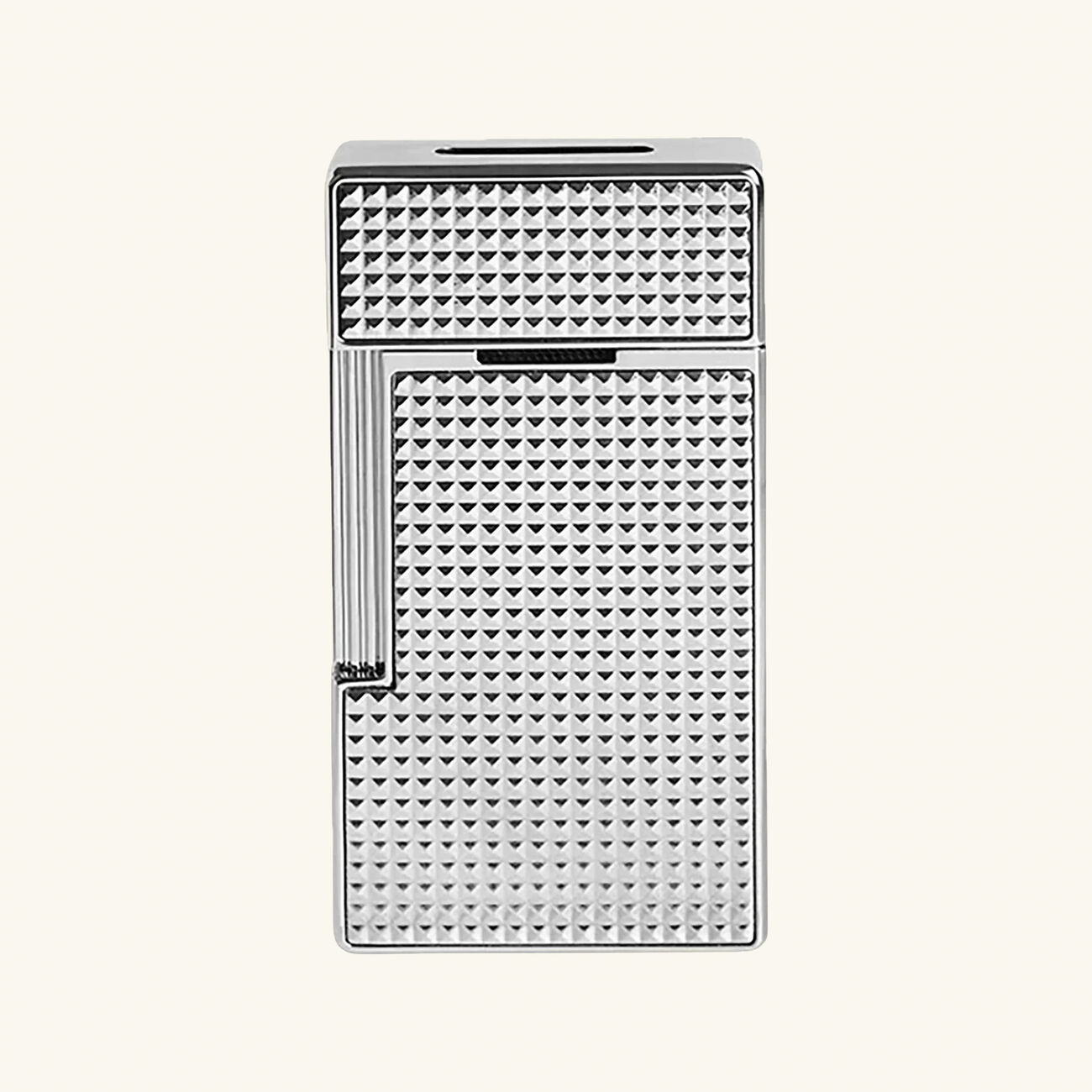 Big D Diamond Head Lighter Silver st dupont big d diamond head lighter silver