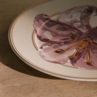 rosenthal idyllia bread   butter plate round lily 18 cm