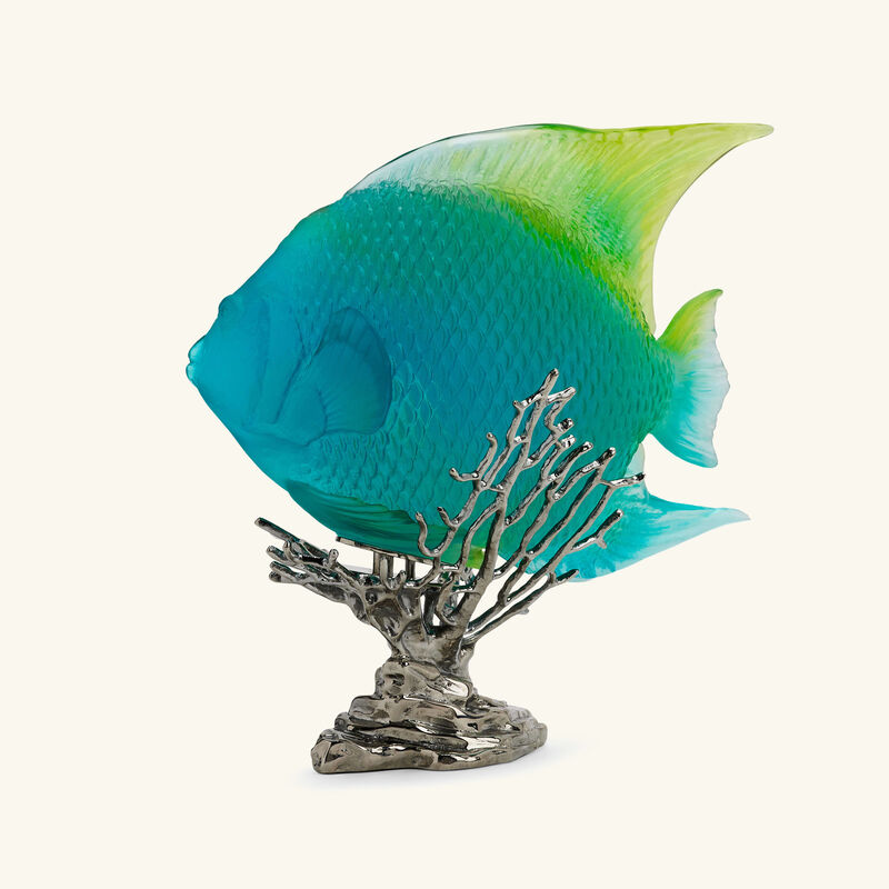 مزهرية السَمكة المَلاكية مايا رويال متوسطة الحجم زرقاء بإصدار محدود دوم مزهرية السَمكة المَلاكية مايا رويال متوسطة الحجم زرقاء بإصدار محدود