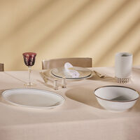 كريستوفل طبق مالميزون إمبيريال بيضاوي الشكل أبيض 38 سم