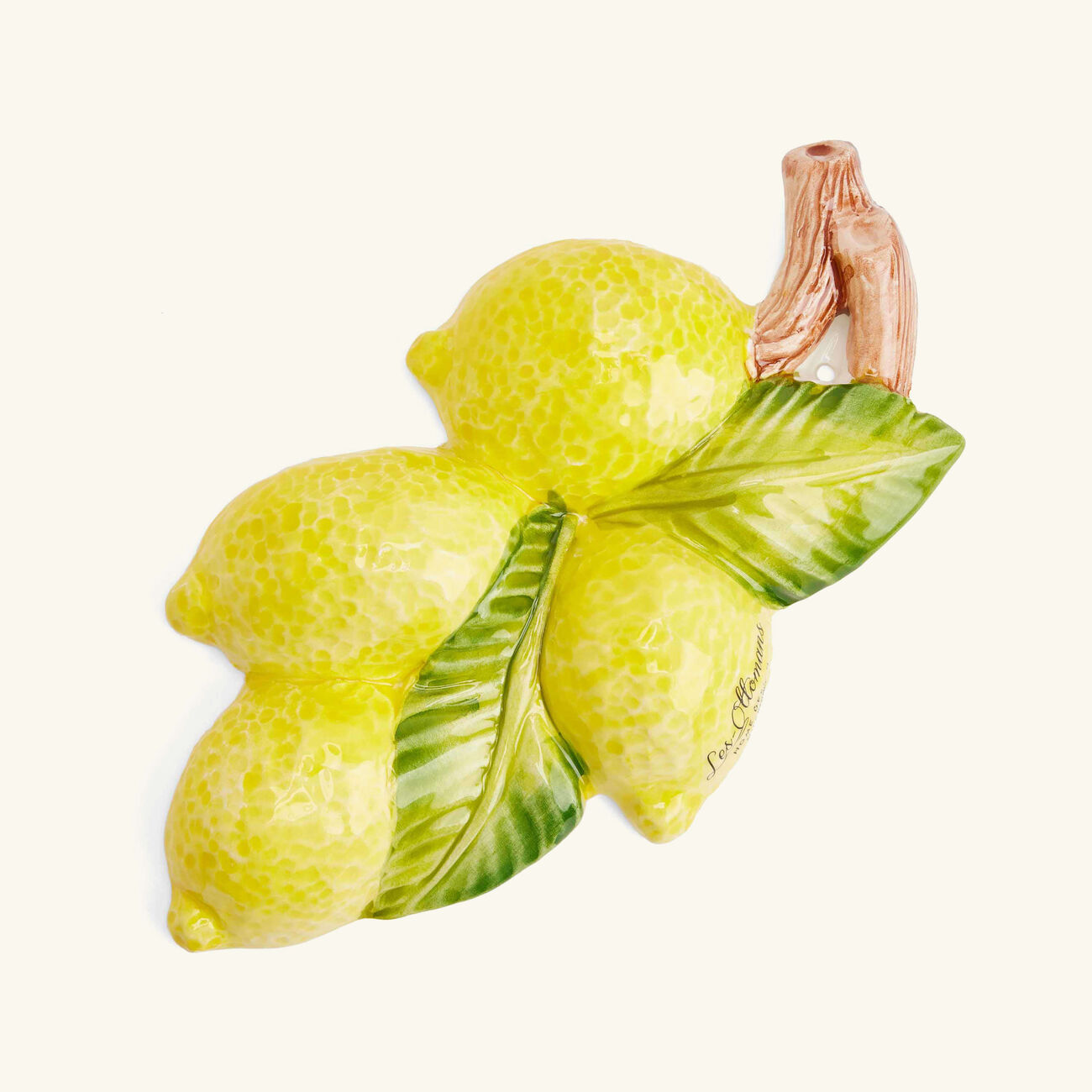 Lemon Sculpture Small Yellow les ottomans lemon sculpture small yellow