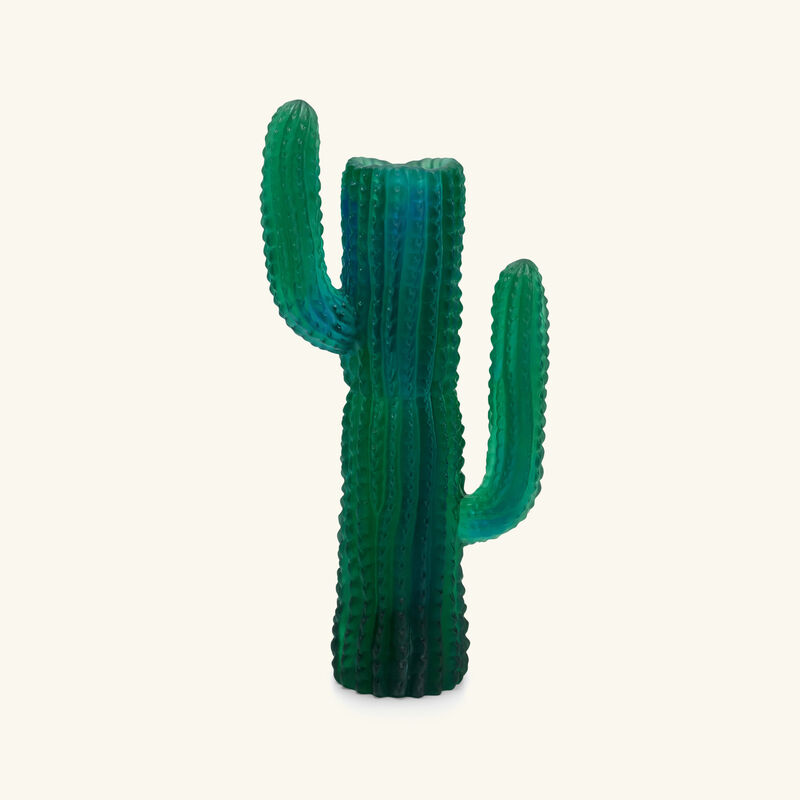 دوم مزهرية جاردان دو كاكتوس متوسطة خضراء