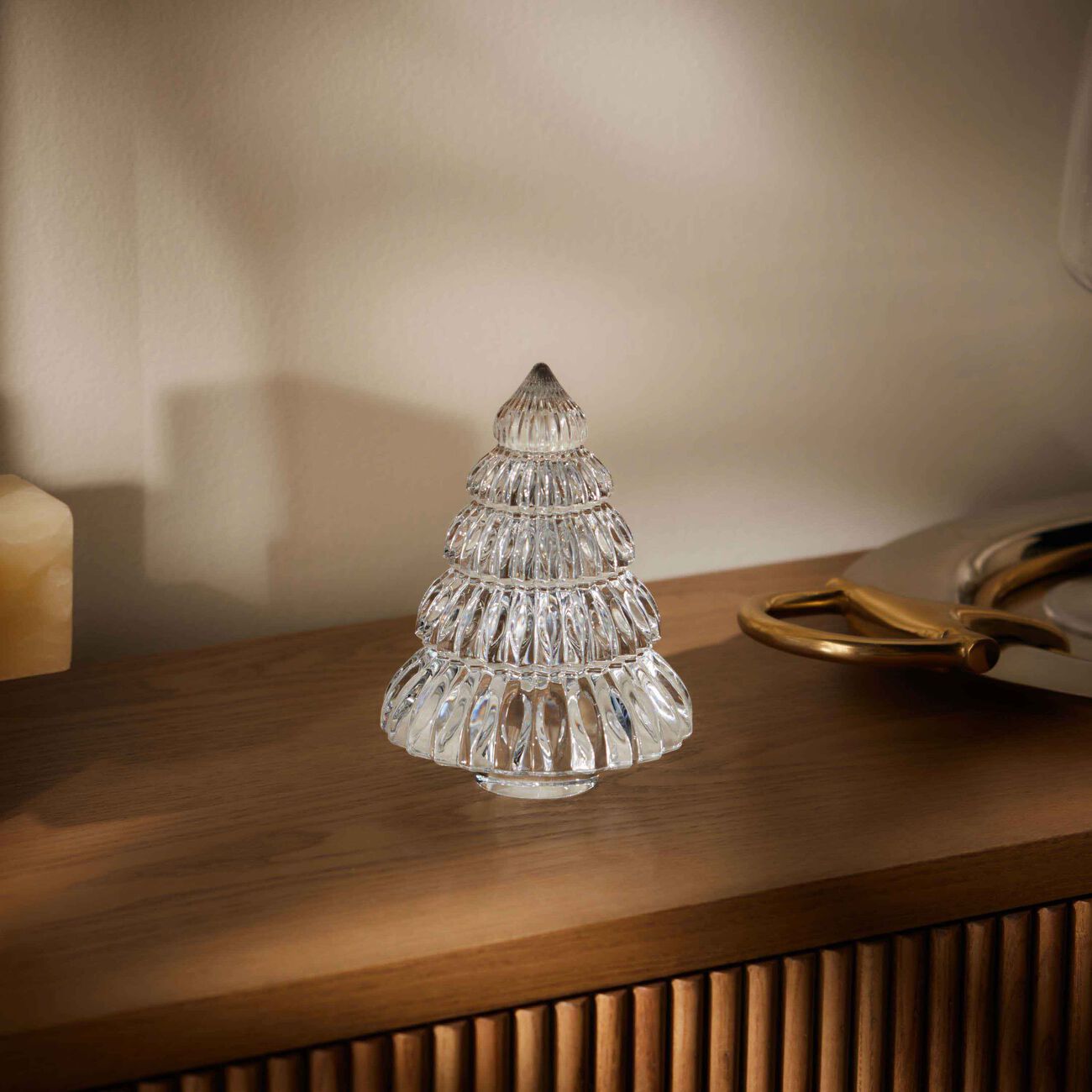 Noel Enchanting Fir Ornament Small Clear baccarat noel enchanting fir ornament small clear