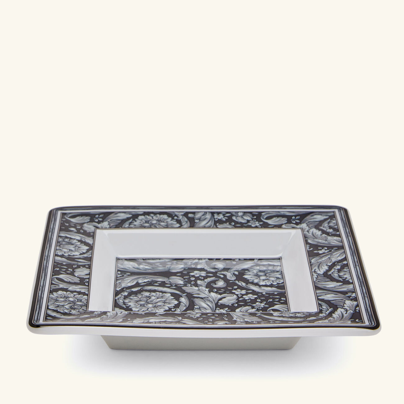 Barocco Trinket Tray Square Small versace barocco trinket tray square small
