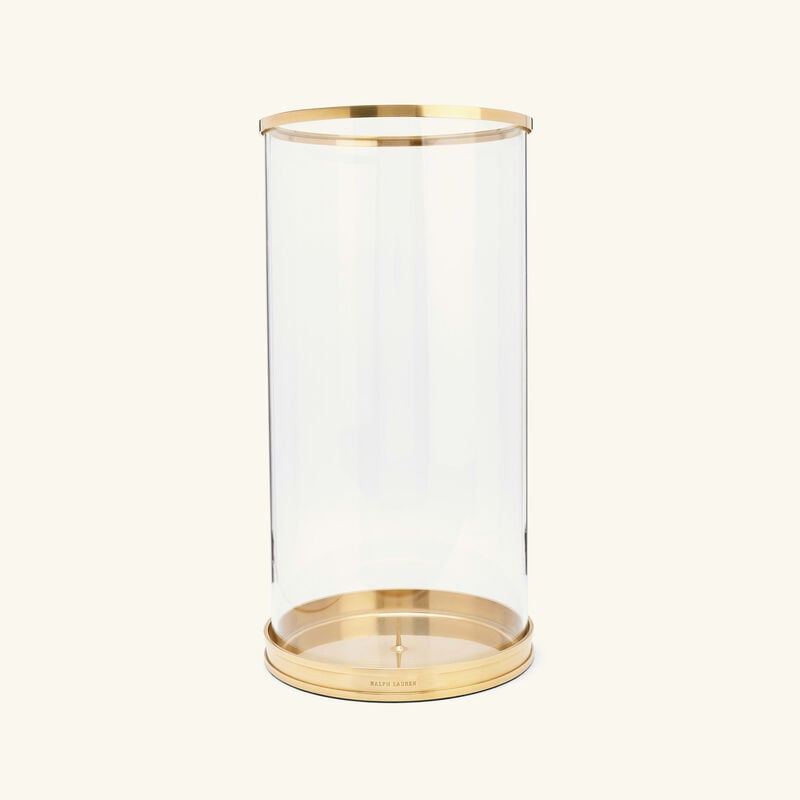Modern Hurricane Candle Holder Large Gold ralph lauren home modern hurricane candle holder large gold