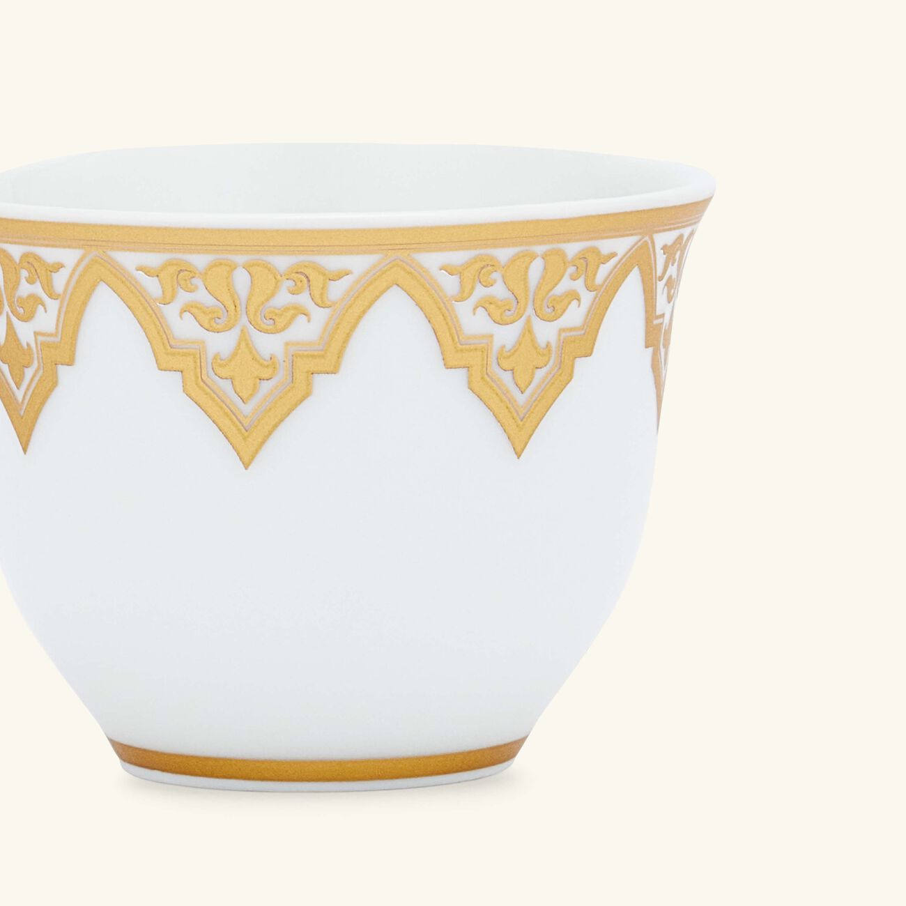 bernardaud venise arabic coffee cup gold