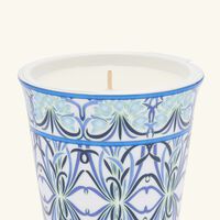 Bettina Bleu Tumbler with Candle bernardaud bettina bleu tumbler with candle
