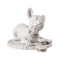 French bulldog with macarons Sculpture. Re-Deco, small
