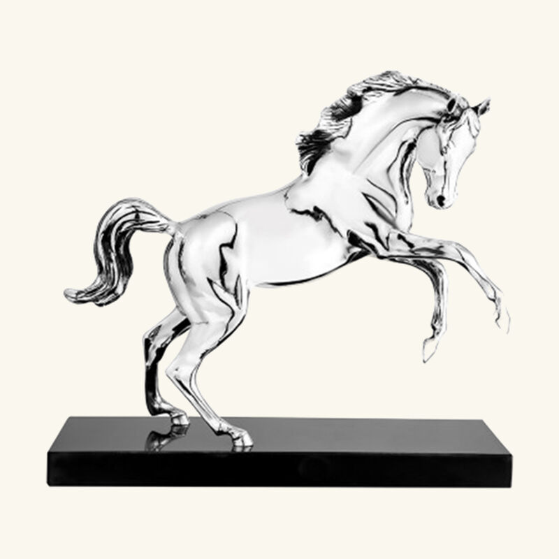 منحوتة شيفال على شكل حصان عربي من الفضة الاسترلينية كريستوفل منحوتة شيفال على شكل حصان عربي من الفضة الاسترلينية
