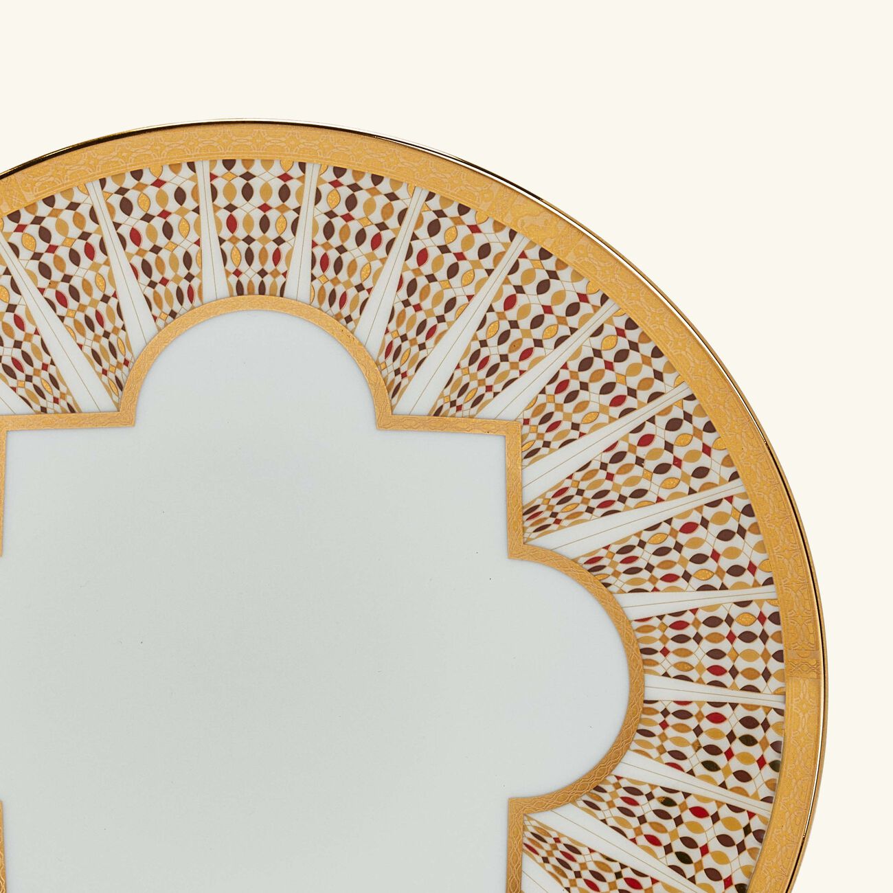 haviland cavalier dessert plate round gold 22cm set of 2