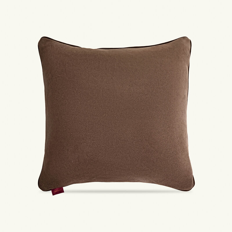 etro arnica embroidered cushion brown