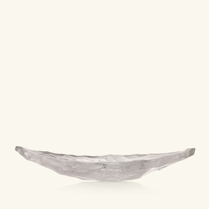 lalique terramineral silex centerpiece medium clear