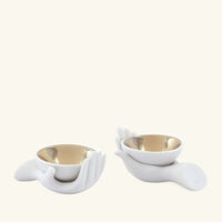 Eve Salt & Pepper Cellars White jonathan adler eve salt pepper cellars white