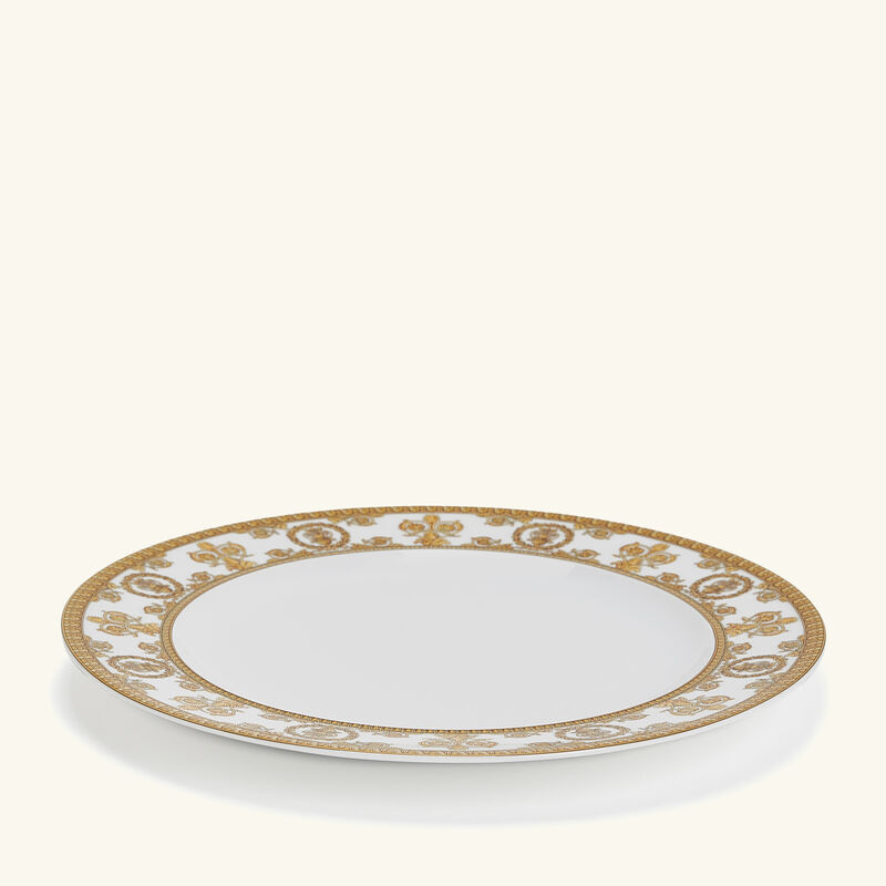 I Love Baroque Plate Round White 22cm versace i love baroque plate round white 22cm