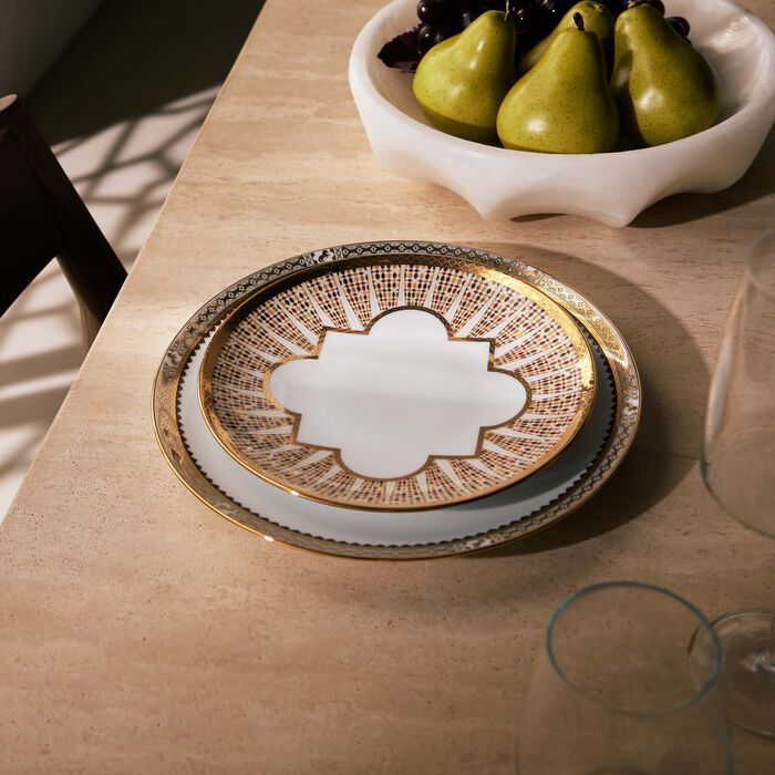 haviland cavalier royal dinner plate round 28cm set of 2