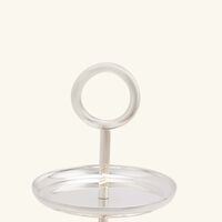 كريستوفل قاعدة الكيك فيرتيجو من ثلاث طبقات مطلية بالفضة