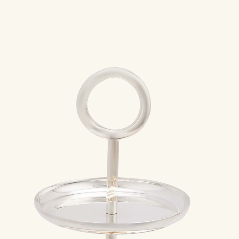 كريستوفل قاعدة الكيك فيرتيجو من ثلاث طبقات مطلية بالفضة