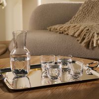 ABC Love Drinking Glass Clear ruckl abc love drinking glass clear